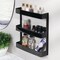 mDesign Large Wall Mount Vitamin Storage Organizer Shelf, 3 Tier